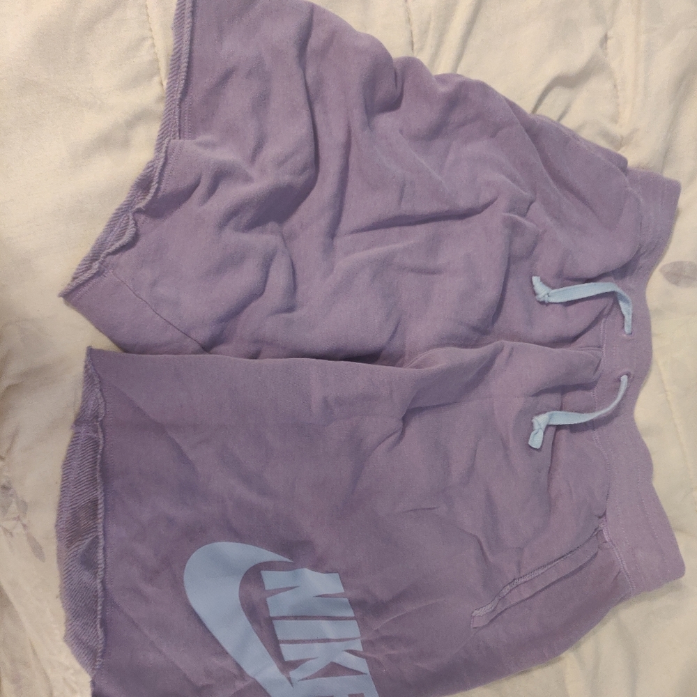 Nike Fleece Shorts - purple